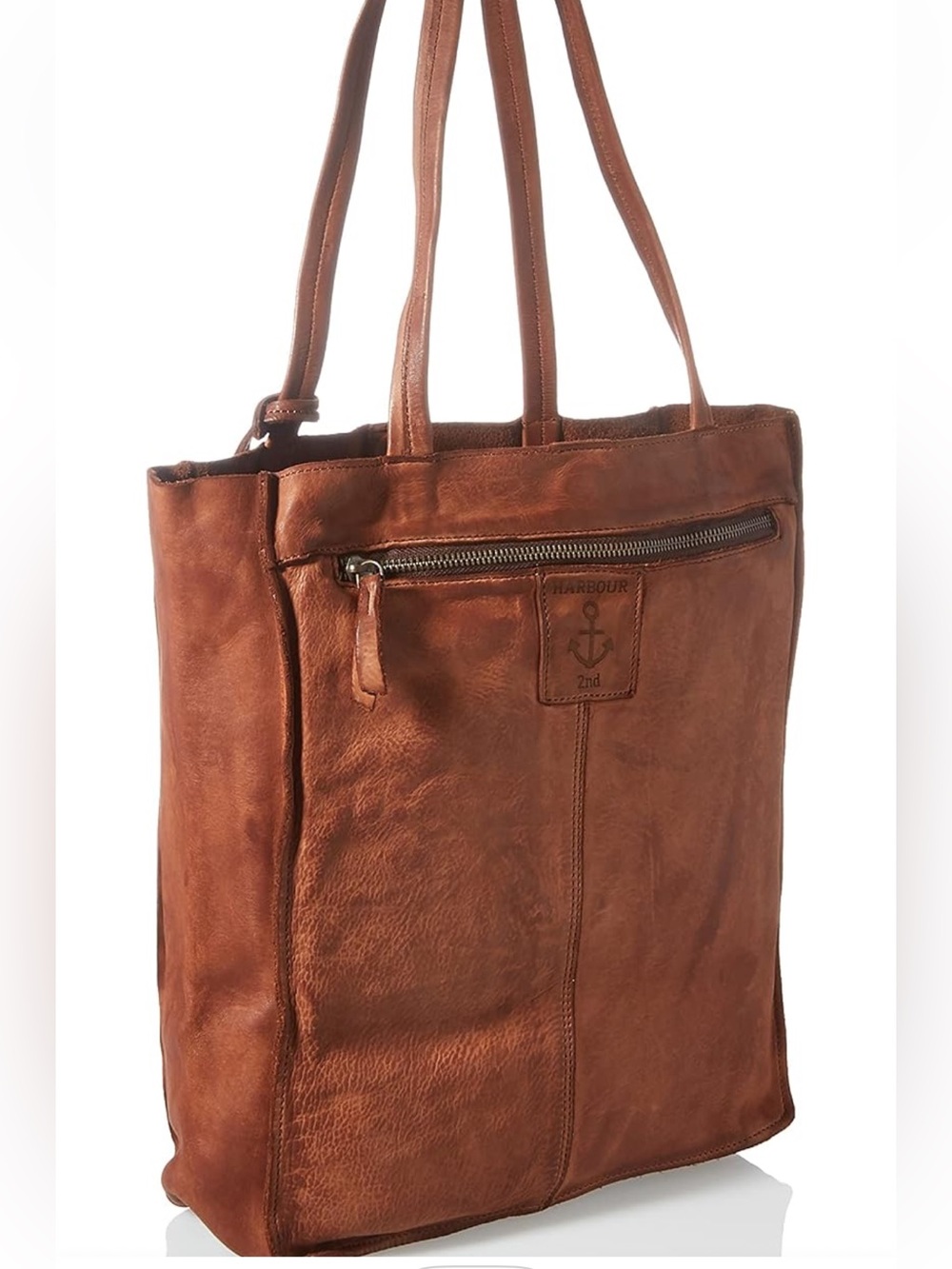 Harbour 2Nd Elbe Leather Tote Bag in Cognac Brown- Everyday Carry